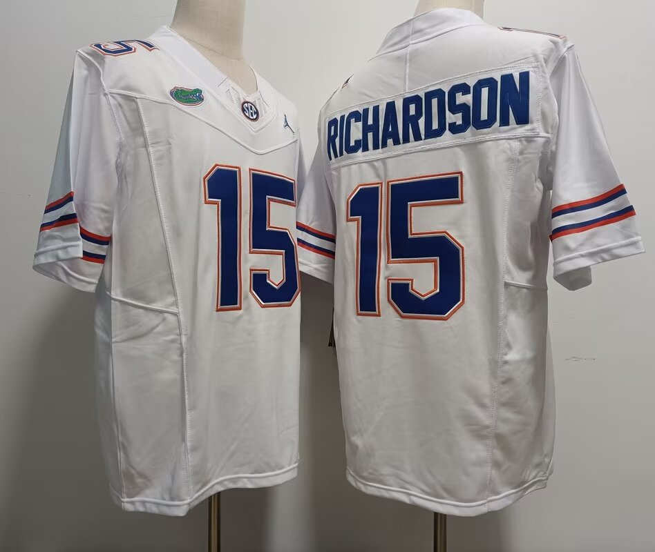 2024 NCAA Men Crocodile #15 Anthony Richards white jerseys->ncaa teams->NCAA Jersey